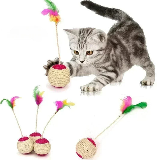 Scratching Ball: Interactive Toy for Cats - Daily Pets Deals